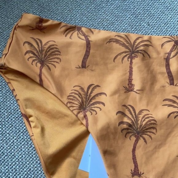NWT Onia Sabrina Palm Tree Bikini Bottom Size XL - Picture 5 of 10